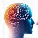 Icono de derechos de autor con un cerebro y engranajes, representando propiedad intelectual.